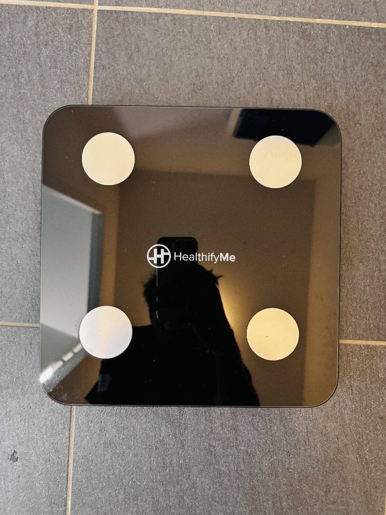 HealthifyMe Smart Scale, Ophalen, 1 tot 500 gram, 100 kg of meer, Personenweegschaal