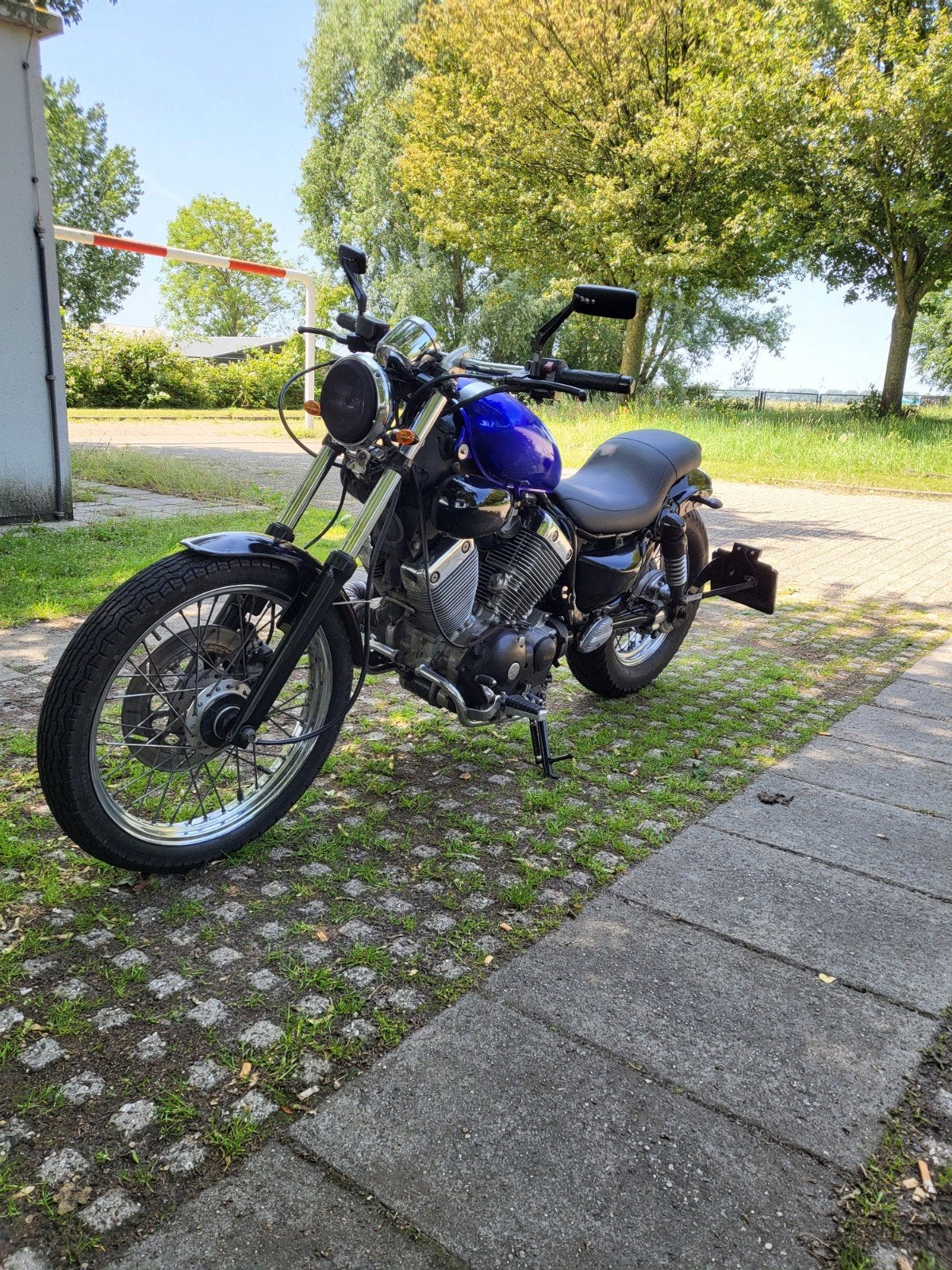 Yamaha XV535 Virago Chopper - Blauw/Zwart, Ophalen of Verzenden