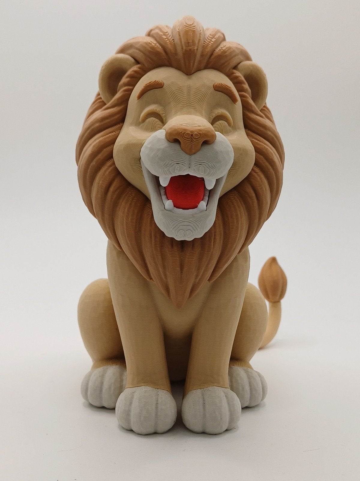 Leuk Leeuwen Beeldje - Decoratie voor WK!, Ophalen of Verzenden, Zo goed als nieuw, Dier