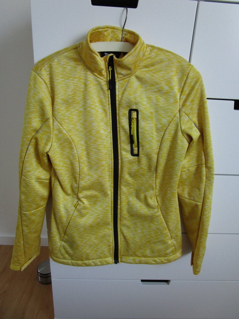 Crivit - zonnig soft shell jasje maat S, Geel, Ophalen of Verzenden, Maat 36 (S), Crivit