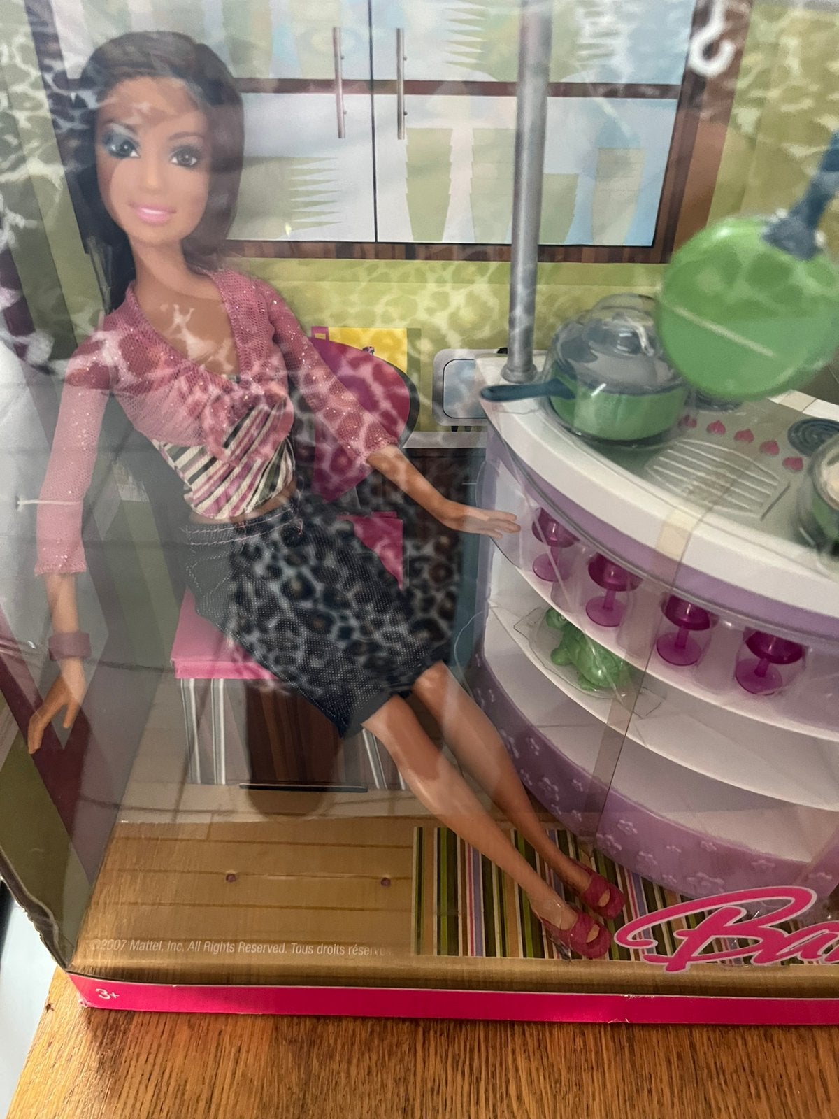 Barbie keuken van mattel 2007, Ophalen of Verzenden, Nieuw, Poppenhuis