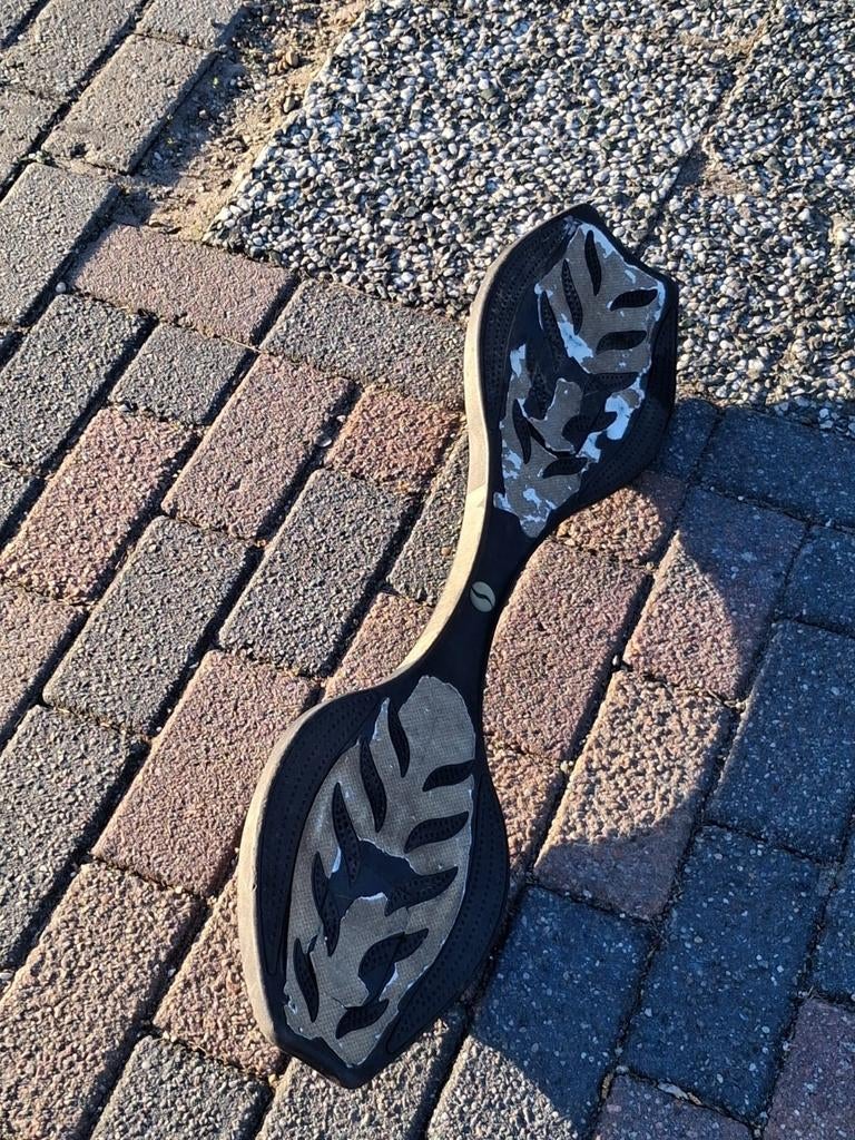 Waveboard - Zwart/Grijs Camouflage, Ophalen, Gebruikt, Waveboard