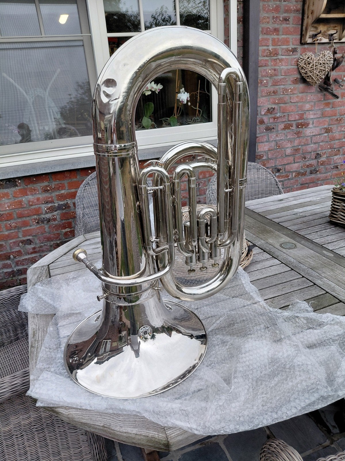 prachtige tuba euphonium mi b, Ophalen, Gebruikt, Euphonium of Tenortuba