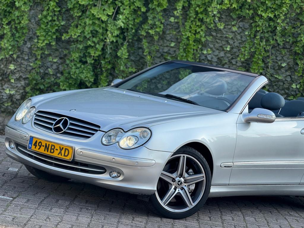 Mercedes-Benz CLK-klasse Cabrio 500 V8 Avantgarde Youngtimer, Auto's, Mercedes-Benz, Automaat, Achterwielaandrijving, Gebruikt