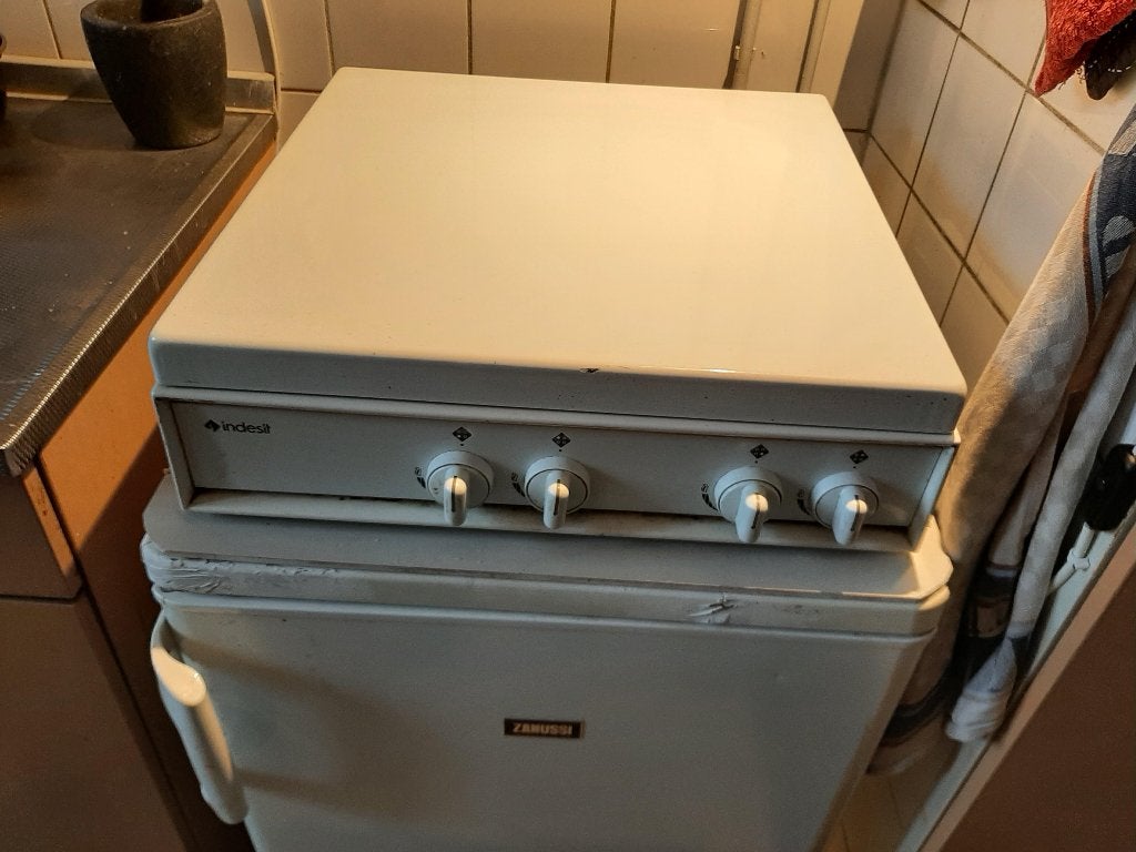 gas kookstel 4 pits, Ophalen, Minder dan 85 cm, 4 kookzones, Gas