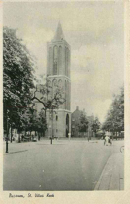 300-275-013 Bussum St Vitus Kerk, Verzamelen, Ansichtkaarten | Nederland, Noord-Holland, Voor 1920, Verzenden