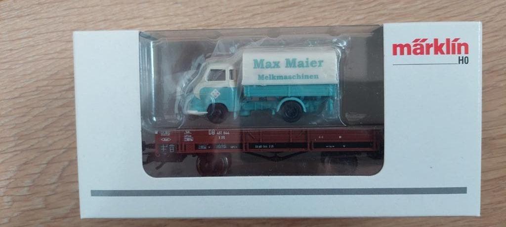 Marklin 00761-22 bakwagen met vrachtwagen, Hobby en Vrije tijd, Modeltreinen | H0, Wisselstroom, Ophalen of Verzenden, Märklin