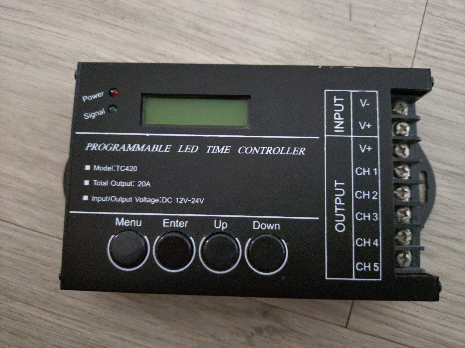 Led controller 5 kanaals, Verlichting of Verwarming, Overige merken, Ophalen of Verzenden, Zo goed als nieuw
