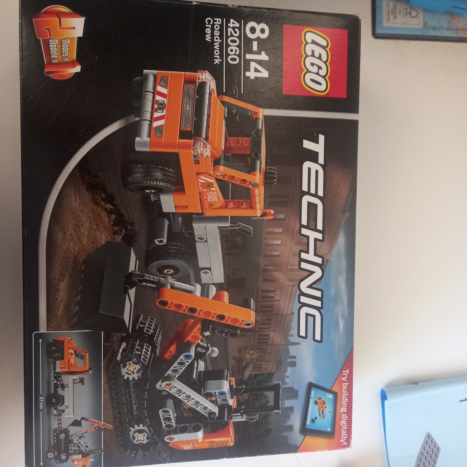 Lego Technic 42060 Wegenbouwmachine - compleet, Lego, Nieuw, Ophalen of Verzenden, Technic