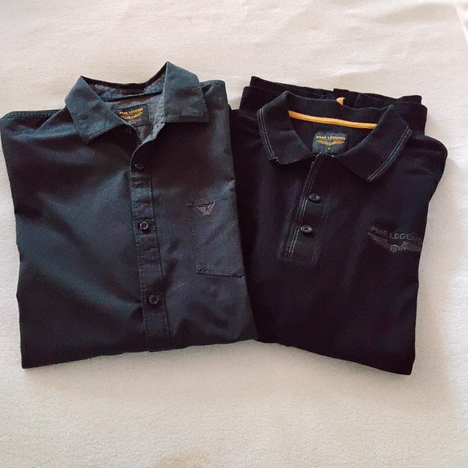 PME Legend overhemd en polo lange mouw Maat XXL en XL, Kleding | Heren, Ophalen of Verzenden, Zo goed als nieuw, Zwart