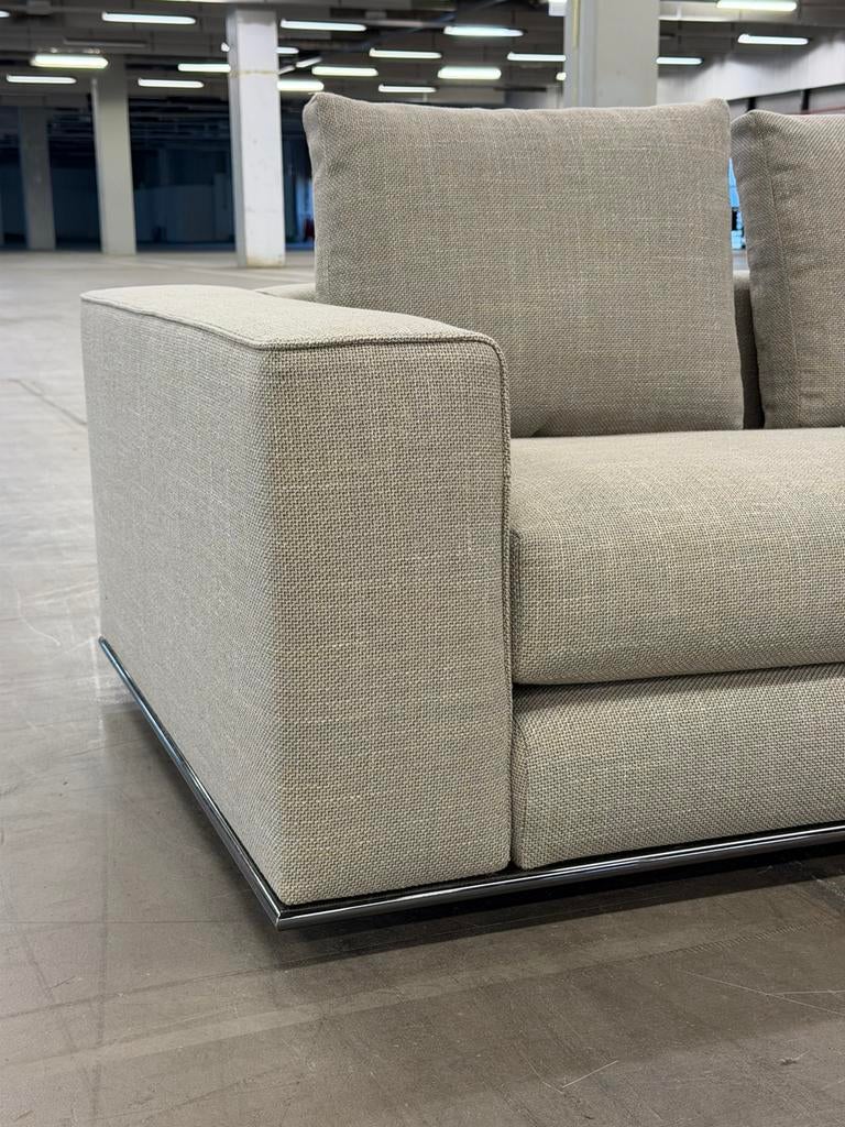 Minotti Hamilton Hoekbank | NIEUWSTAAT + Garantie, Huis en Inrichting, Banken | Bankstellen, Overige materialen, Hoekbank, 300 cm of meer