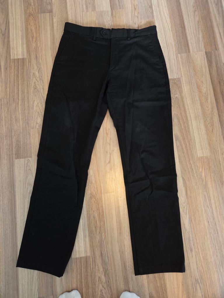 Suitsupply Slim Leg Straight Chinos - Zwart - Maat 46/W30, Kleding | Heren, Broeken en Pantalons, Zwart, Ophalen of Verzenden
