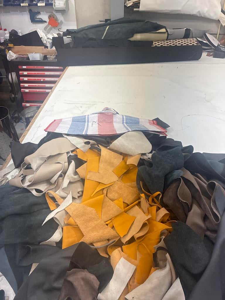Ruim 14 kg Leer kniprestanten - Diverse kleuren en maten