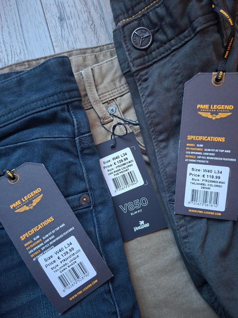 3x PME Legend/VANGUARD jeans W40 L34 **voordeeldeal**, Ophalen of Verzenden, Nieuw, W40 - W42 (confectie 56/58), Pme Legend