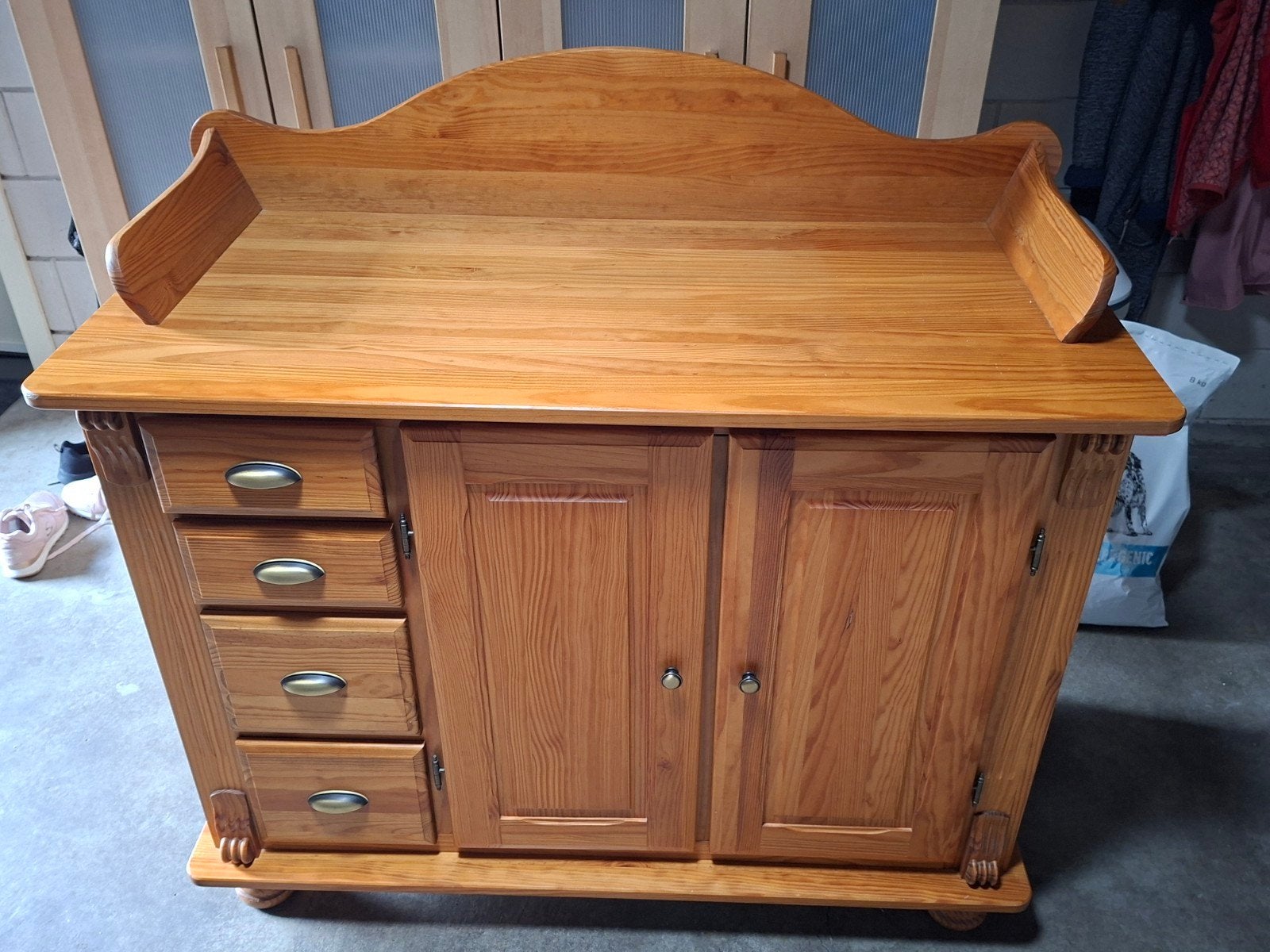 Grenenhouten Commode / Kast, Kinderen en Baby's, Kinderkamer | Commodes en Kasten, Ophalen, Gebruikt, 50 tot 70 cm, 100 cm of meer