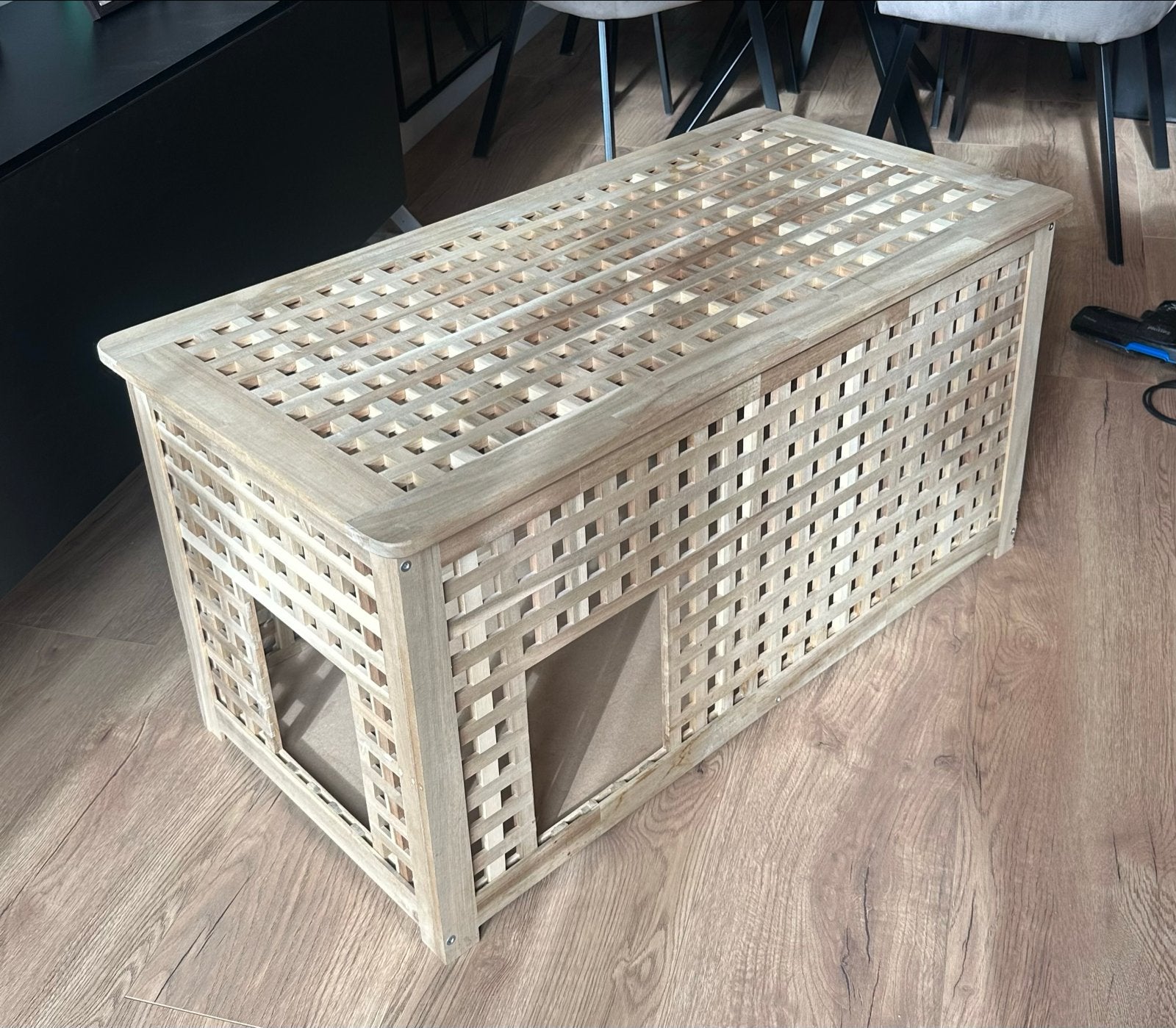 Hol opbergbox omgebouwd tot katten/konijnen toilet, Dieren en Toebehoren, Ophalen, Gebruikt