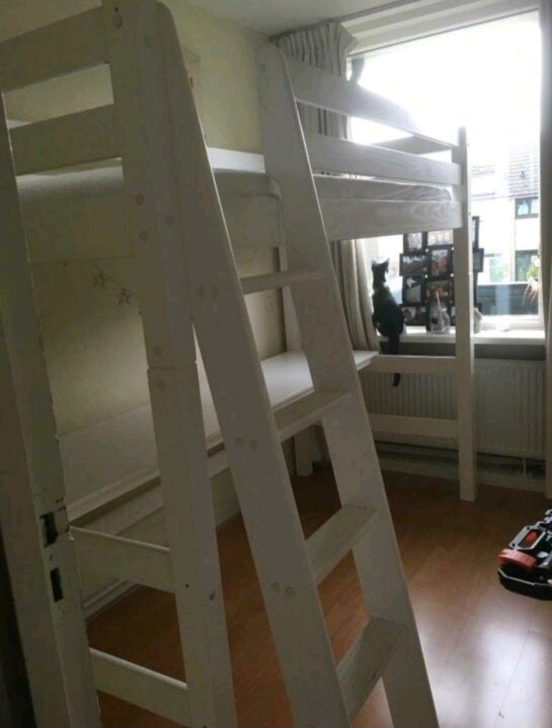 Flexworld Star hoogslaper 200 x 90cm met bureau., Ophalen, Gebruikt, Hoogslaper