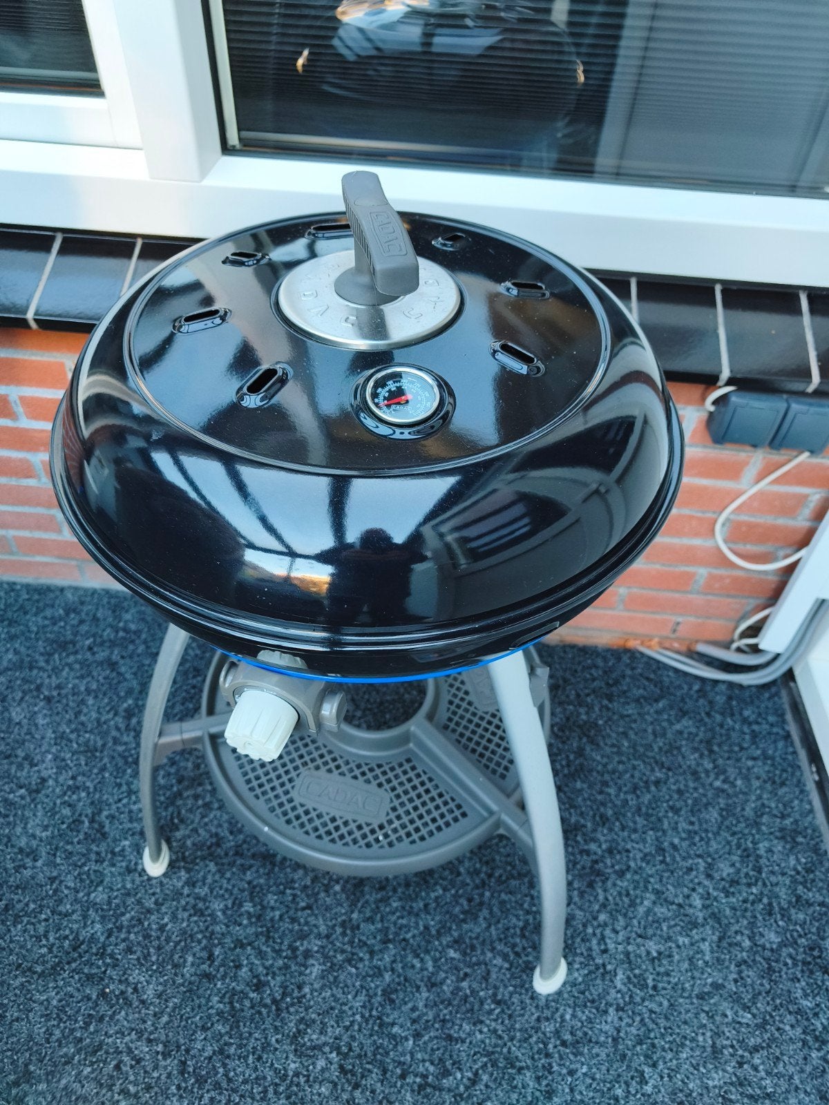 BBQ CADAC 48CM (SKOTTELBRAAI)MET HOES , PERFECT BIJ VAKANTIE, Ophalen, Gebruikt, Cadac skottelbraai