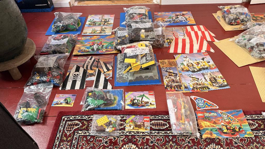 Grote Lego Pirates Collectie eind jaren 80 begin jaren 90, Ophalen, Gebruikt, Lego, Compleet