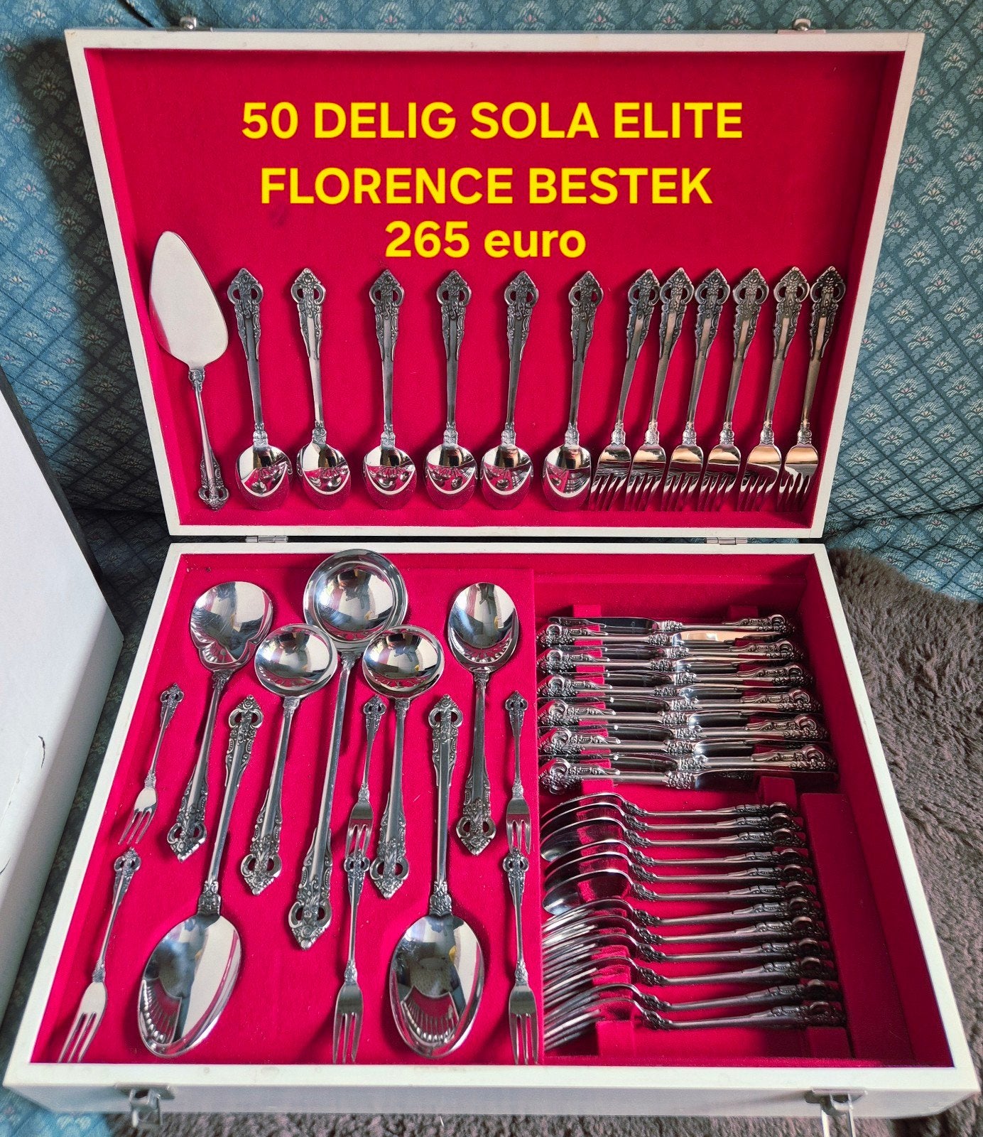 Foto 8 van Sola elite florence bestek 102 - 50 delig en VERZILVERD!!