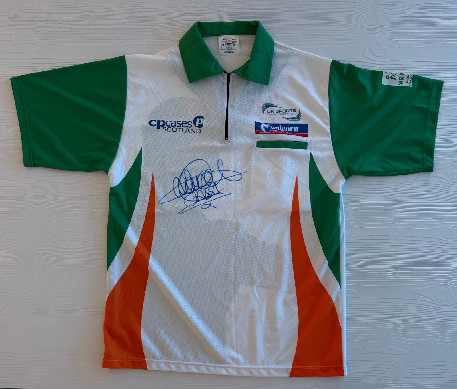 Gesigneerd dartshirt Jamie Caven (42/44) zonder COA, Verzenden, Nieuw, Overige sporten, Shirt