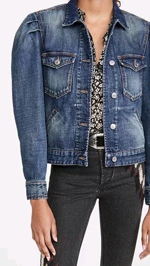 Isabel Marant Etoile Bolinea jas als nieuw!, Isabel Marant, Blauw, Ophalen of Verzenden, Zo goed als nieuw