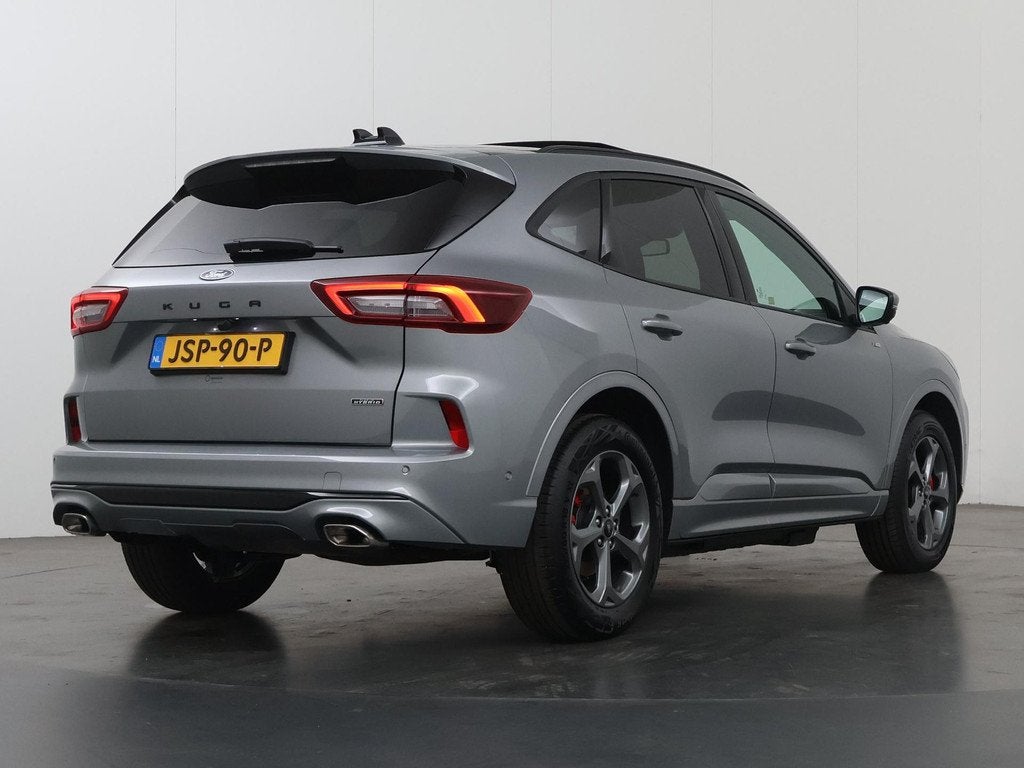 Ford Kuga 2.5 PHEV ST-Line X | Elekt inklapbare Trekhaak | P, Auto's, Ford, 14 kWh, Gebruikt, Leder en Stof, Plug-in hybride