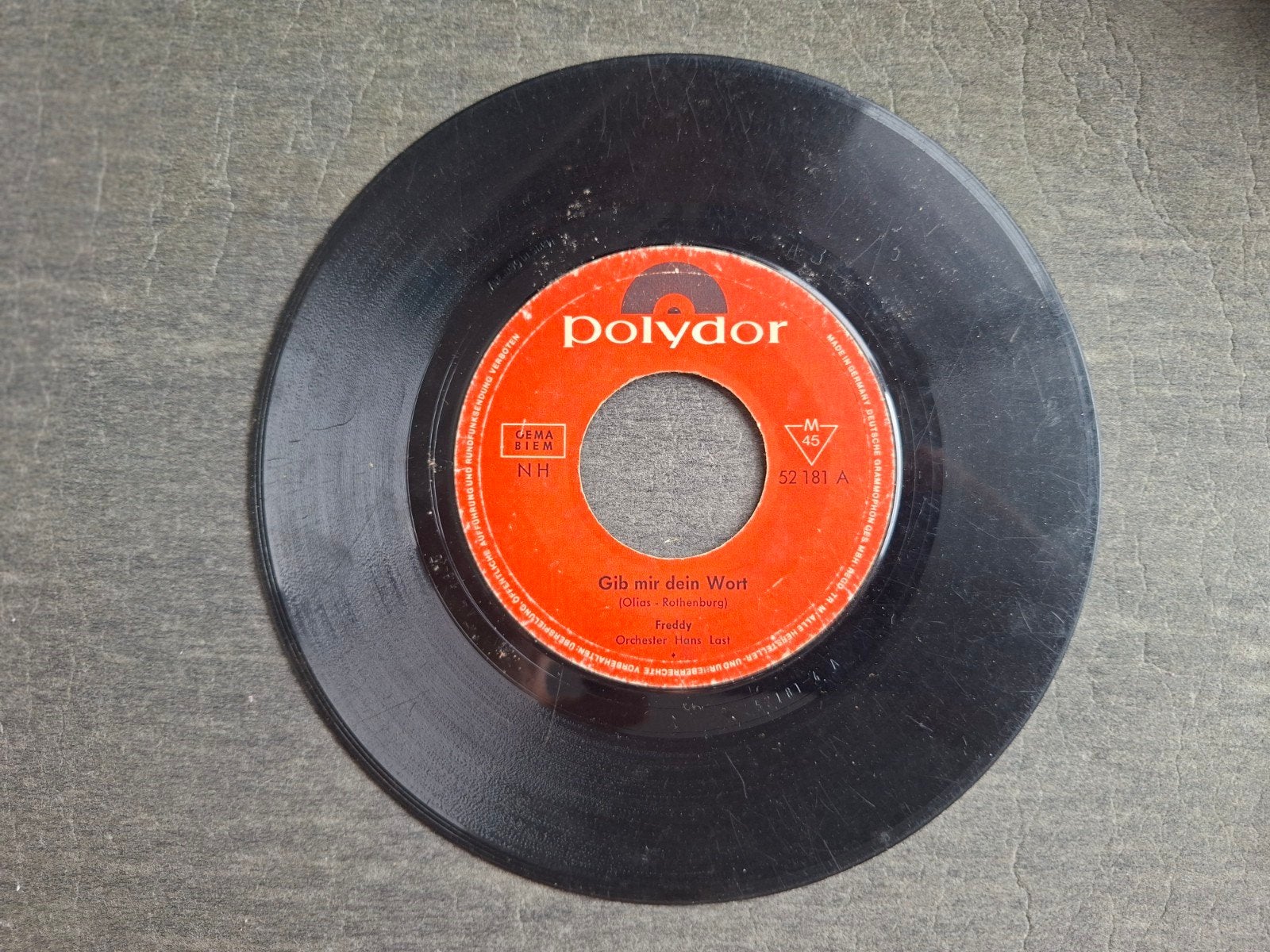 Freddy Quinn - Gib mir dein Wort, 7 inch, Overige typen, Schlager, Ophalen of Verzenden