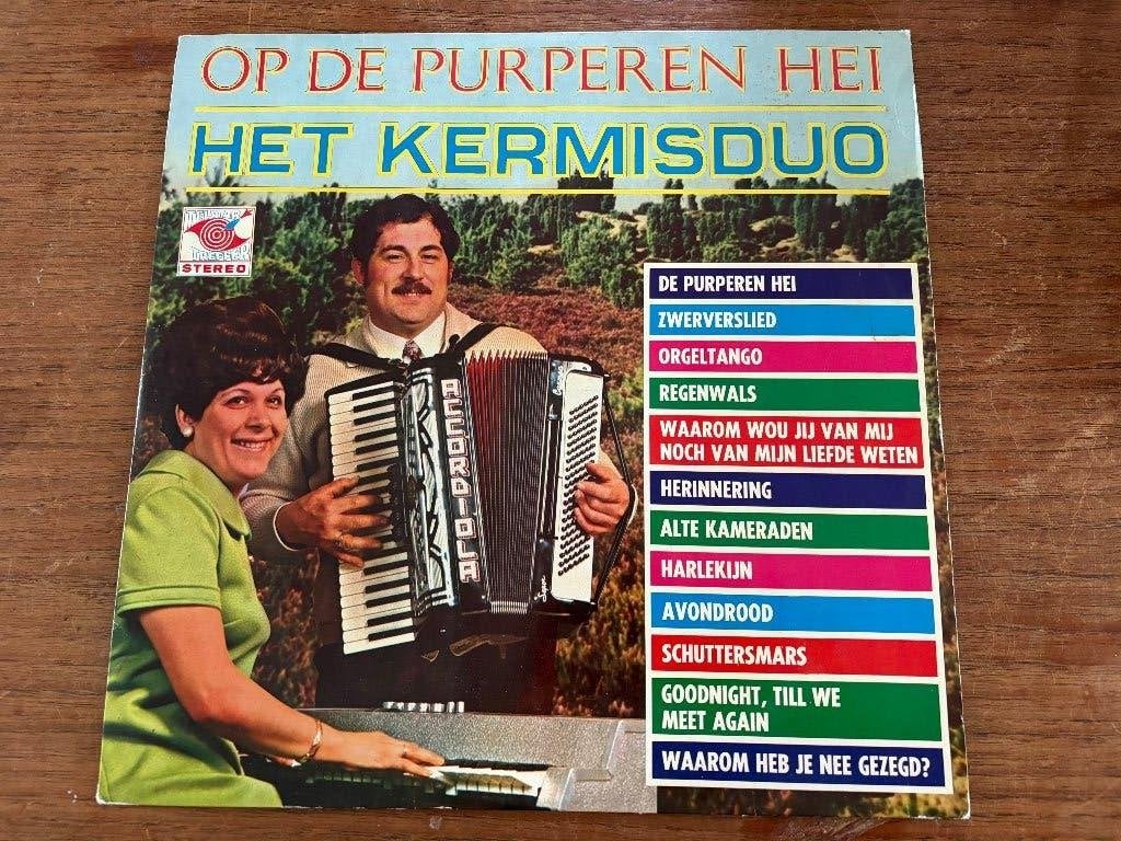 LP Op de purperen hei van Het kermisduo, Gebruikt, Ophalen of Verzenden, 1970 - 1979, Levenslied of Smartlap