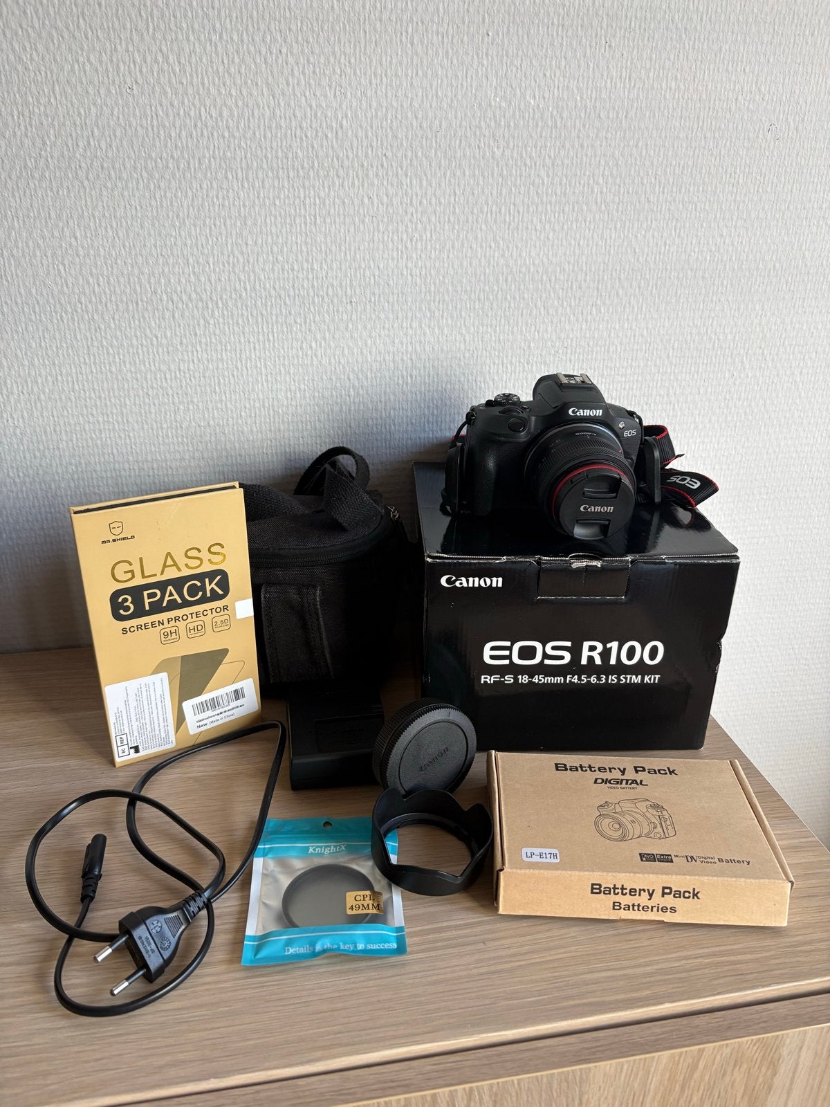 Canon EOS R100 pakket, Audio, Tv en Foto, Fotocamera's Digitaal, Ophalen, Bluetooth, Canon, Zo goed als nieuw