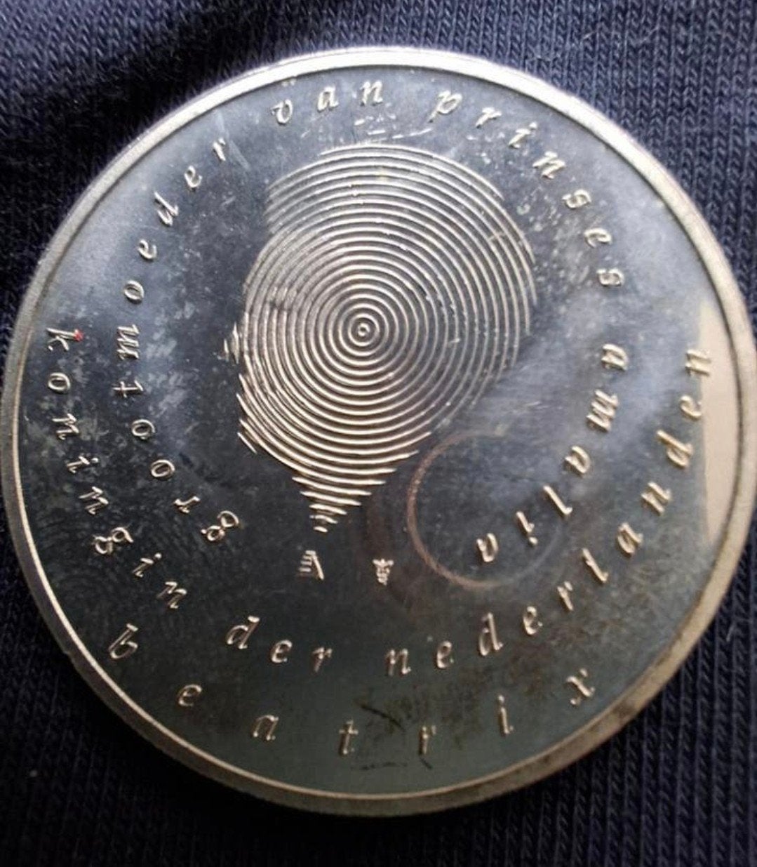 10 euro zilveren munt GEBOORTE amalia, Postzegels en Munten, Overige landen, Ophalen of Verzenden, Geboorte of Huwelijk, 10 euro