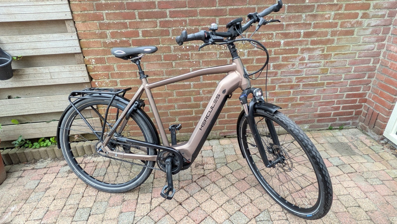 Te koop: Hercules Futura Comp I-F5 ZR 625Wh  e-bike heren, Gebruikt, 50 km per accu of meer, 55 tot 59 cm, Ophalen