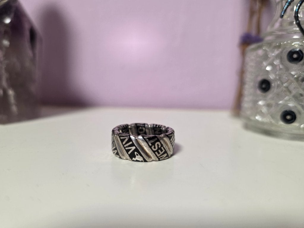 ring vivienne westwood orb zilver sieraad designer maat M, Verzenden, Dame, Zilver, Zilver