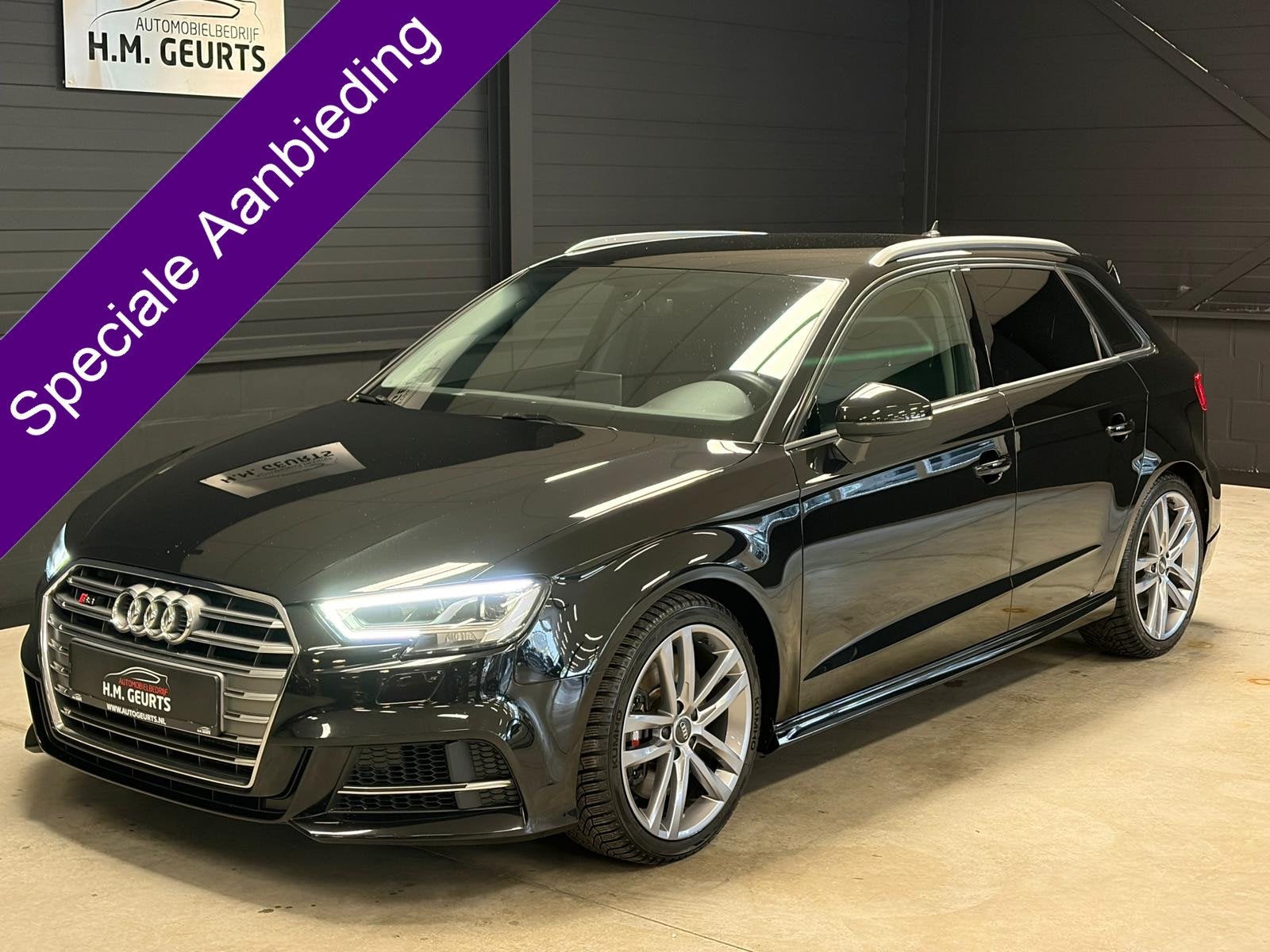 Audi S3 Sportback 2.0 TFSI quattro | 310 pk | Automaat | S-L, Auto's, 15 km/l, Gebruikt, Zwart, 4 cilinders