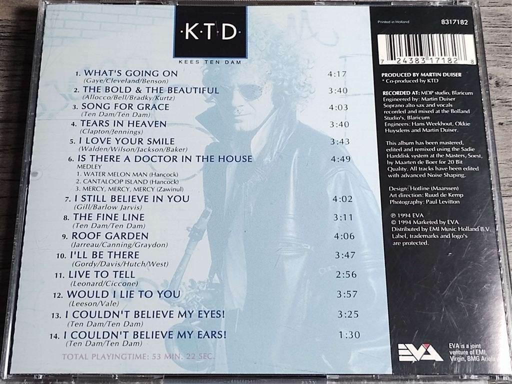 Kees ten Dam ‎– KTD, Ophalen of Verzenden, Gebruikt
