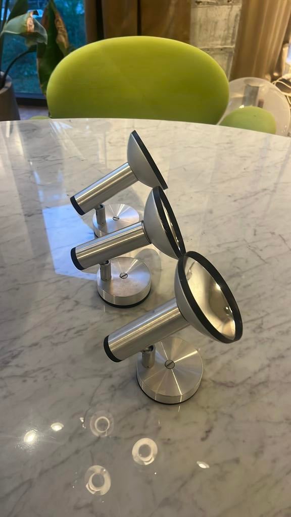 Set van 3 vintage philips spots jaren 70, Ophalen, Gebruikt