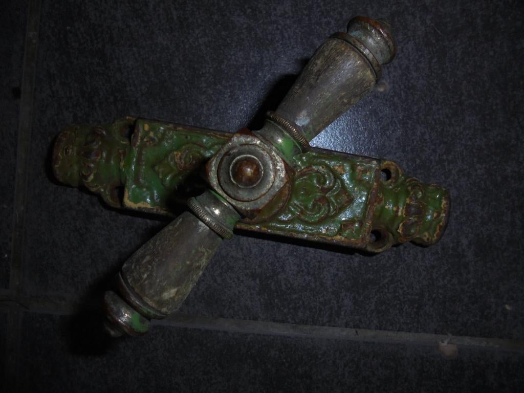 ANTIEK DEUR TREKKEN smeetijzer, Antiek en Kunst, Ophalen of Verzenden