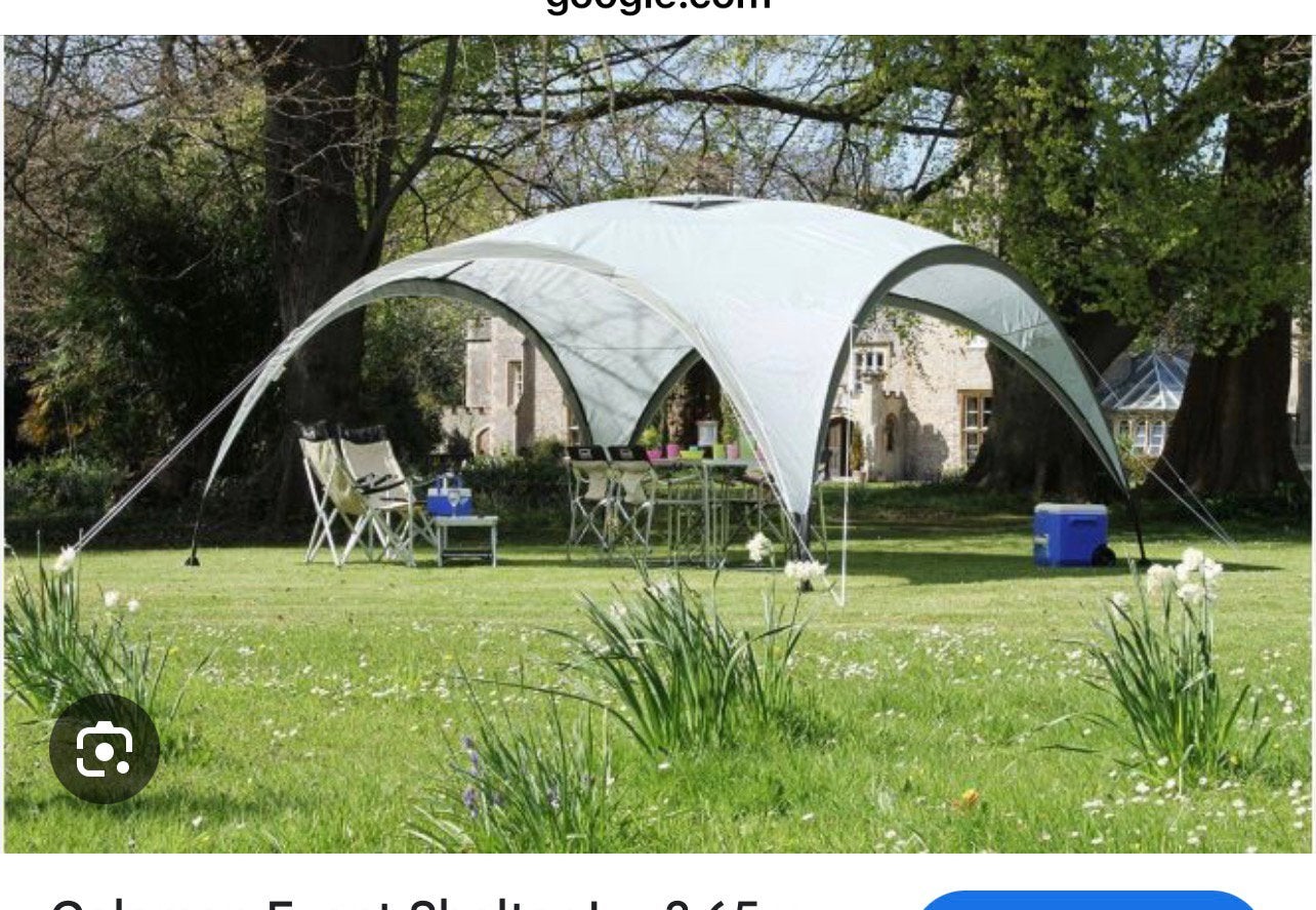 Coleman L shelter met 1 extra zijwand, Ophalen of Verzenden, Zo goed als nieuw