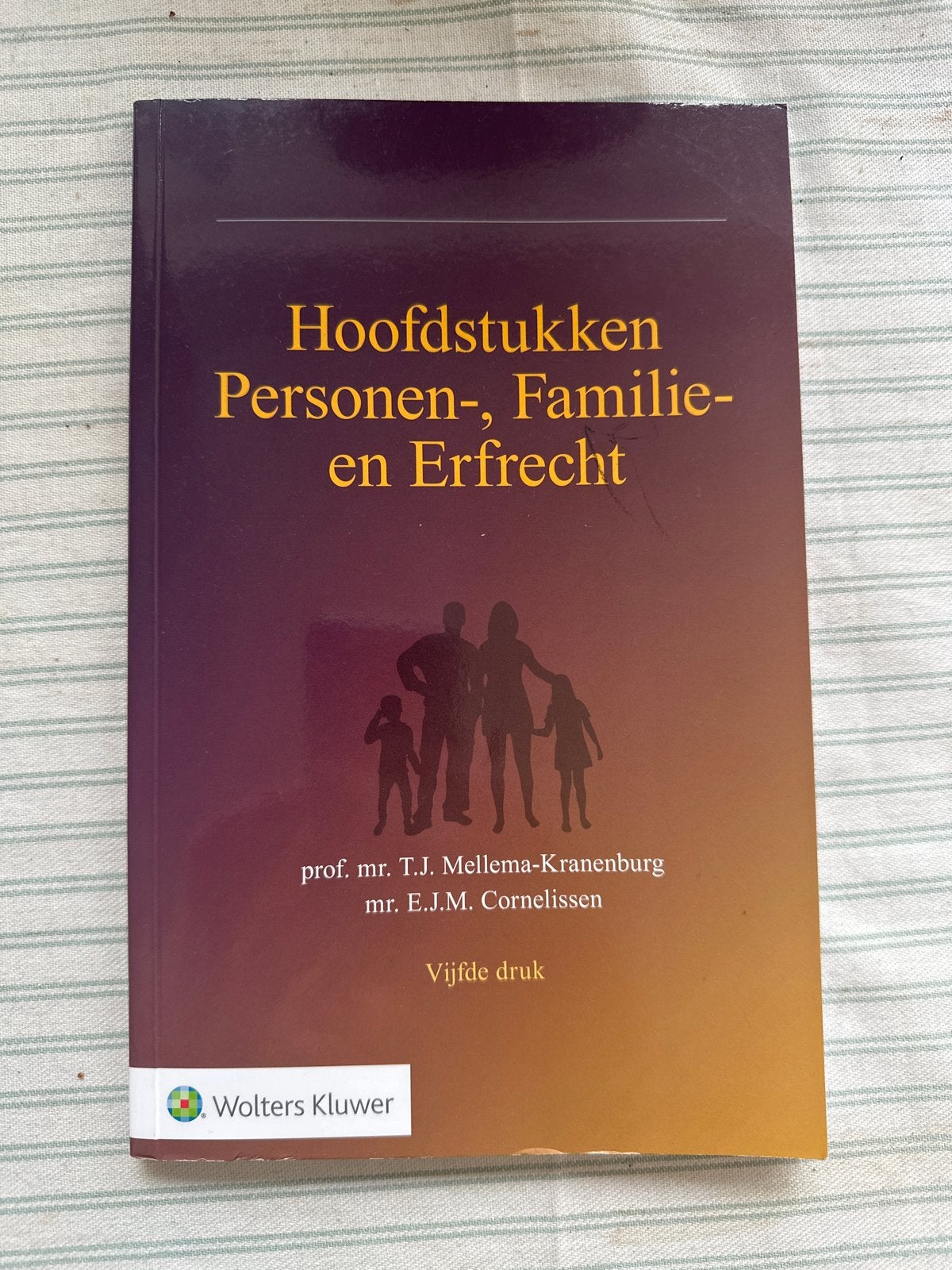 Hoofdstukken personen-, familie- en erfrecht, Ophalen of Verzenden, Gamma, Zo goed als nieuw, WO
