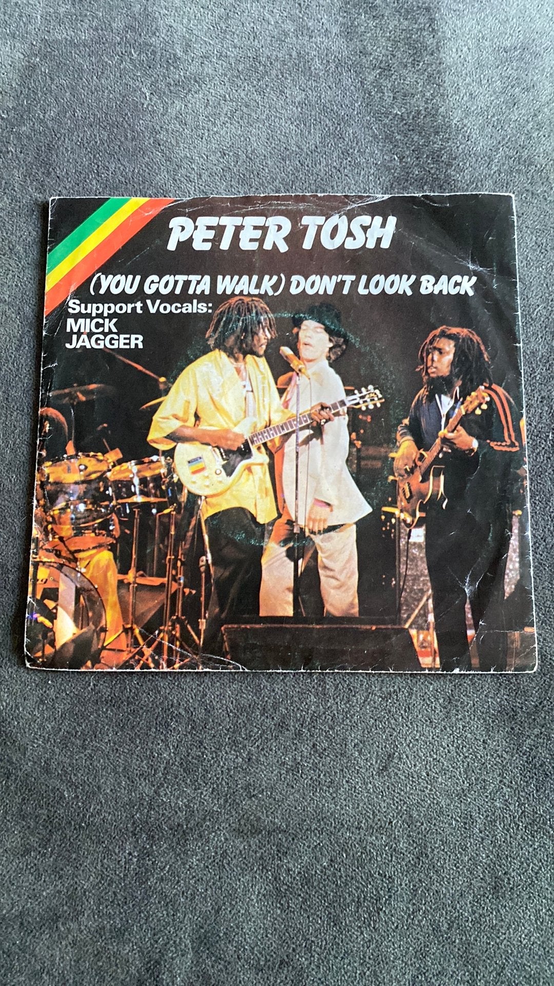 Vinyl single Peter Tosh Mick Jagger - Don’t look back, Ophalen of Verzenden, Gebruikt, Pop