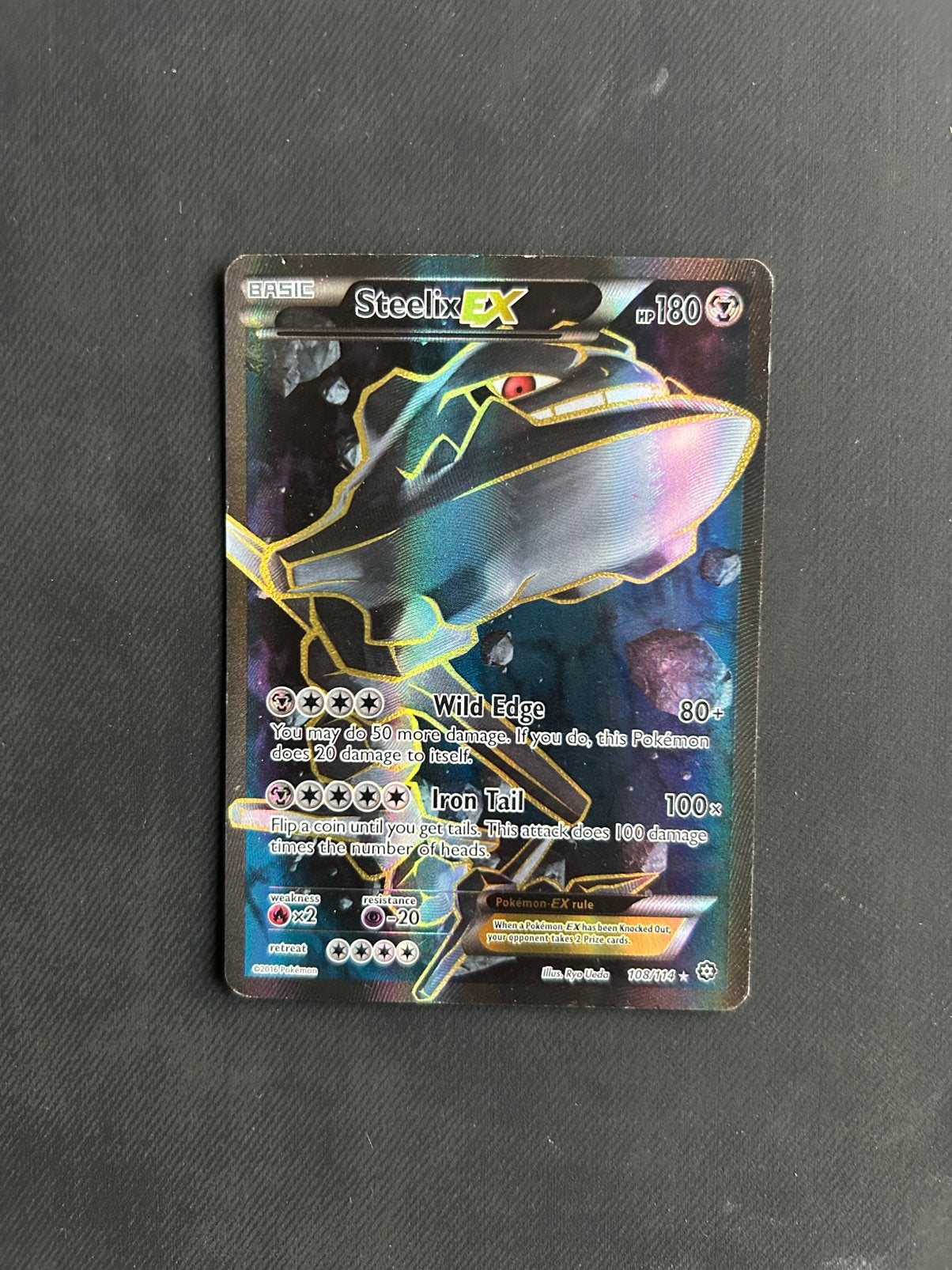 Steelix EX, Ophalen of Verzenden, Zo goed als nieuw
