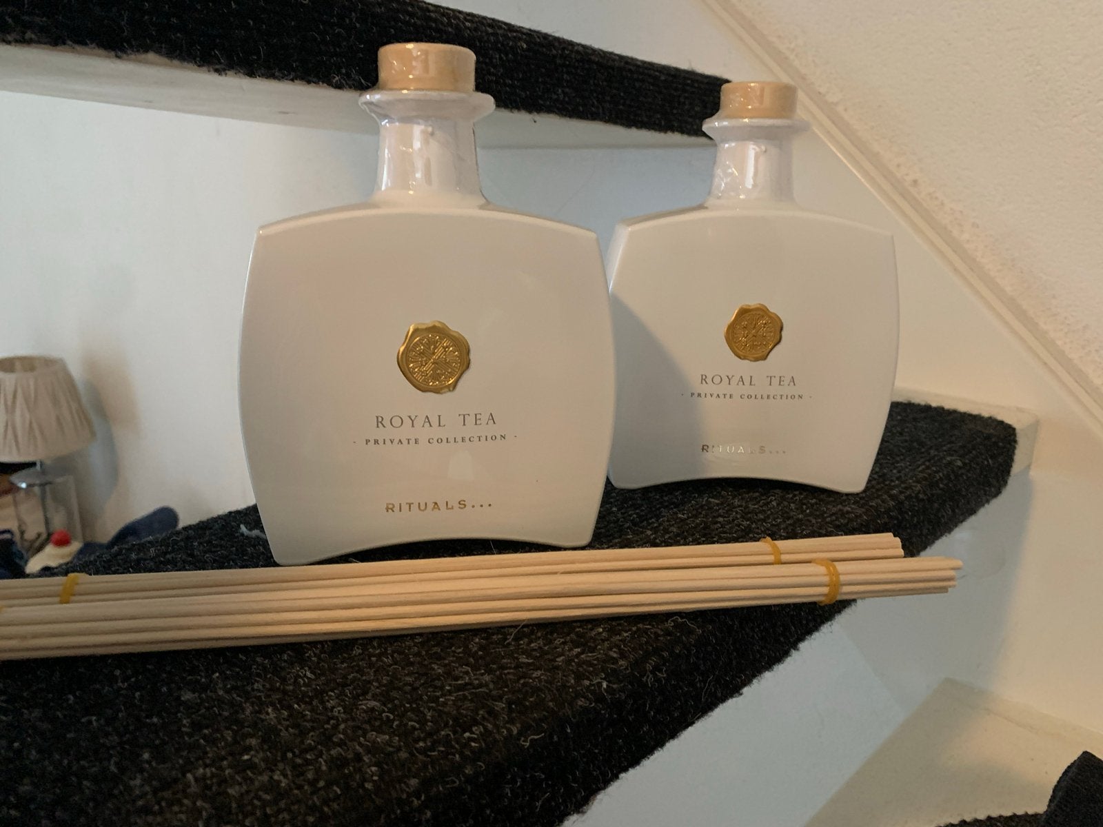Rituals Royal Tea Geurstokjes 450 ml - Private Collection, Huis en Inrichting, Nieuw, Ophalen of Verzenden, Modern, Wit