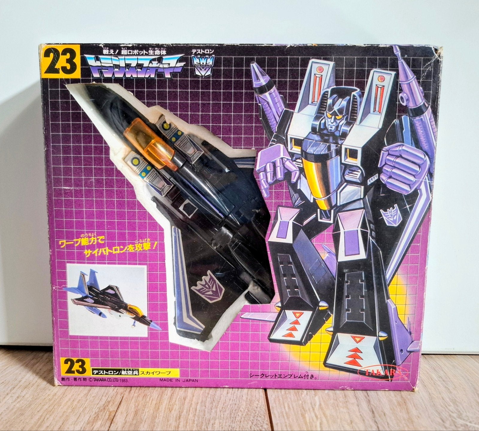 G1 Transformers Japanse 23 Skywarp, G1, Ophalen of Verzenden