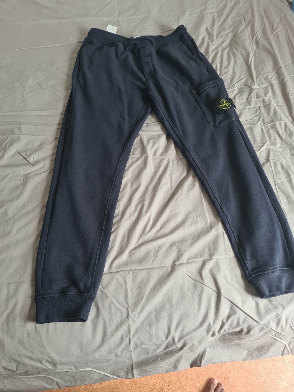 Stone Island Joggingbroek - Donkerblauw, Ophalen, Zo goed als nieuw, Maat 52/54 (L), Blauw