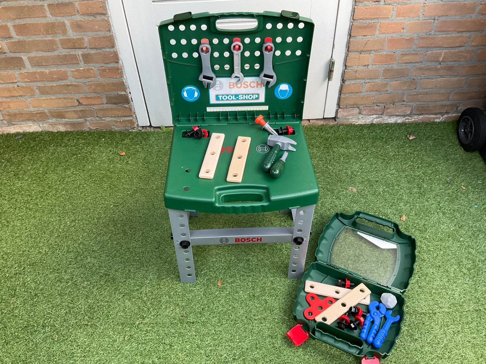 Vervoerbare Bosch Tool-shop inc. Gereedschap en koffer, Ophalen, Zo goed als nieuw