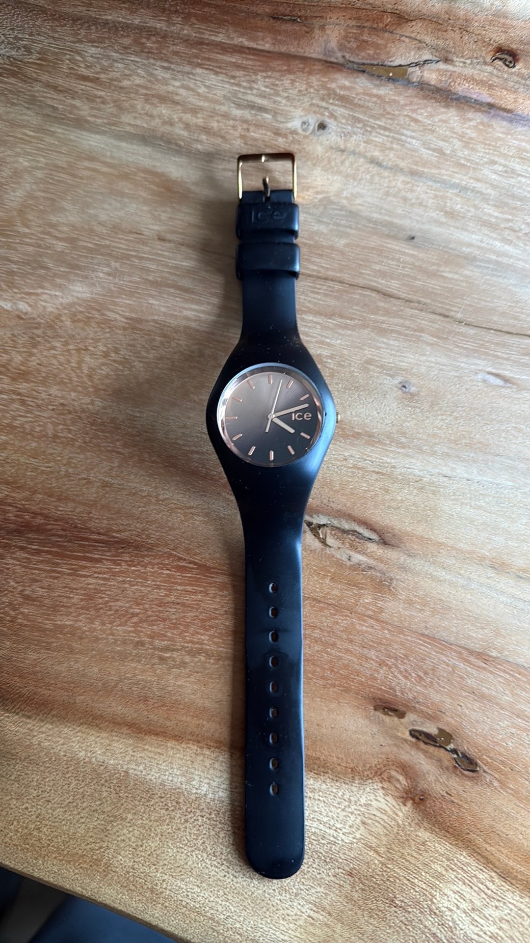 ice watch, Ophalen of Verzenden, Gebruikt, Zwart