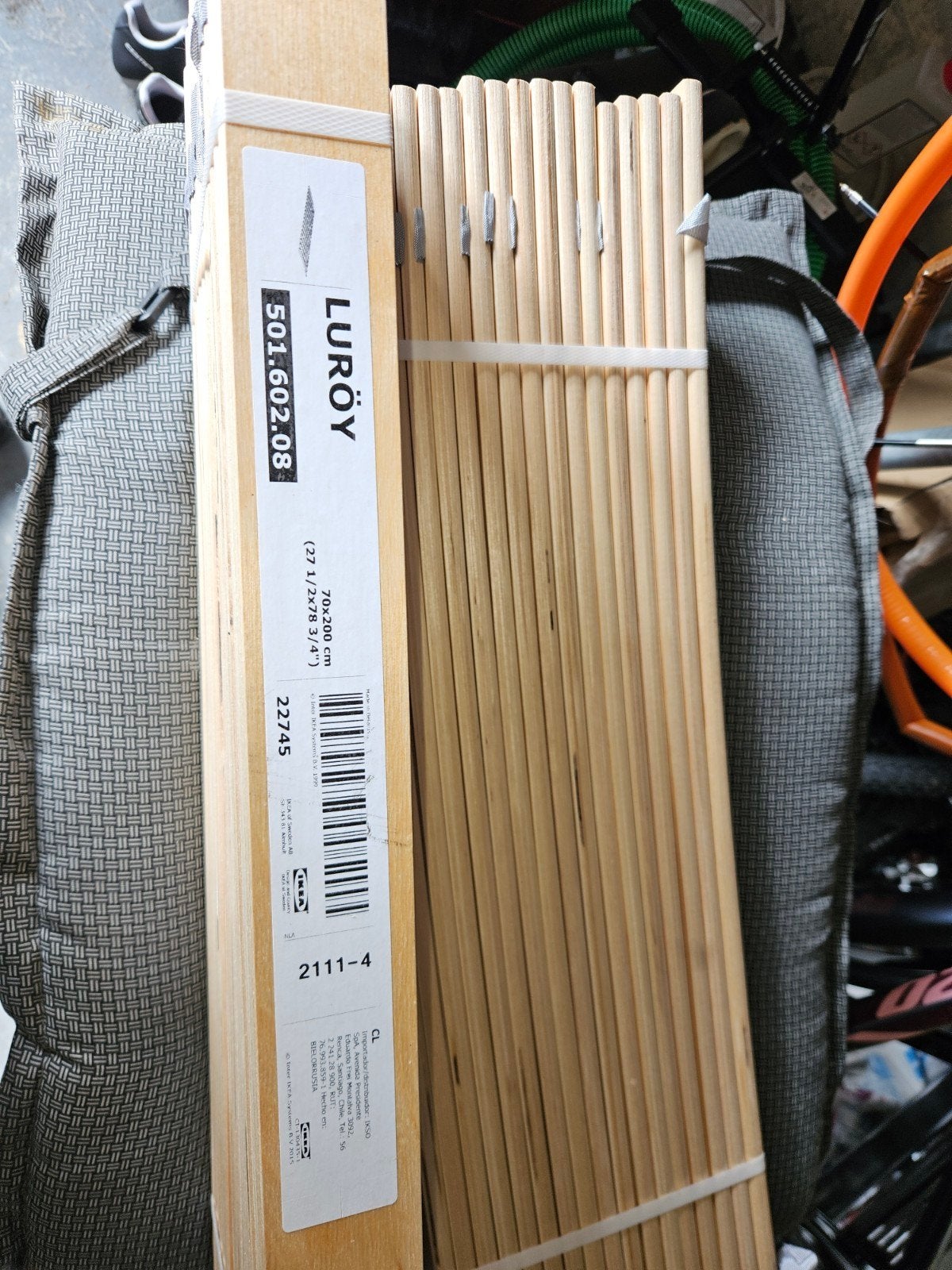 2x IKEA LURÖY lattenbodem 70x200 cm - Nieuw, Nieuw, Ophalen of Verzenden, 200 cm, Hout