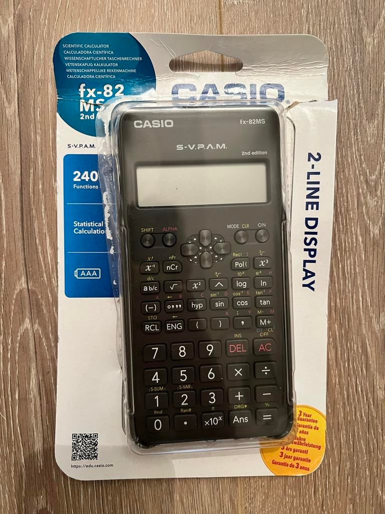 Casio rekenmachine fx-82 MS, Diversen, Rekenmachines, Ophalen of Verzenden, Nieuw
