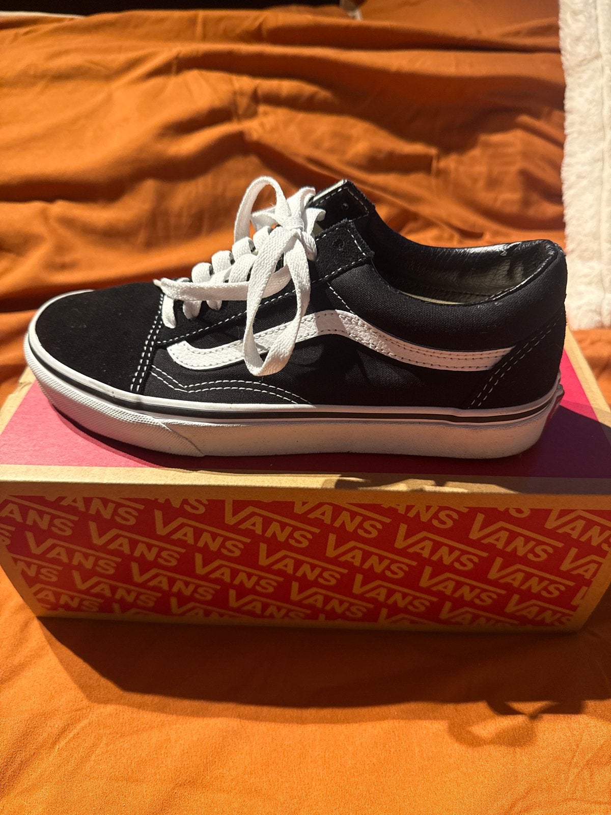 Vans schoenen zwart, maat 38,5 - zo goed als nieuw, Ophalen, Zo goed als nieuw, Zwart, Sneakers of Gympen