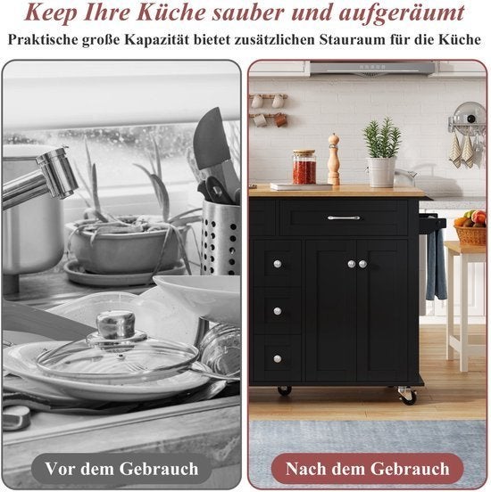 Keukenwagen – Servierwagen – Werktafel – Kantoorwagen, Corvance B.V., Verzenden, Nieuw, Corvancebol@gmail.com